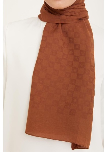 Trend P. Monogram Şal 2 23028 - Kahve
