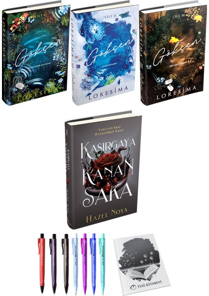 Kasırgaya Kanan Saka (Ciltli) ve Gökçen 3lü Set (Ciltli)