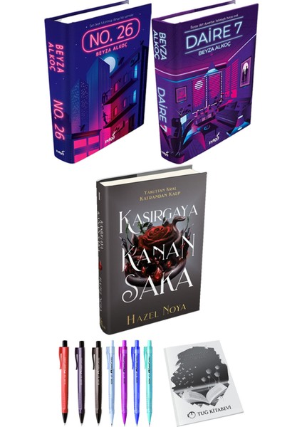 Kasırgaya Kanan Saka (Ciltli) ve No. 26 Daire 7 (Ciltli) Beyza Alkoç