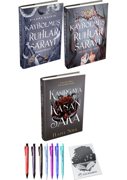 Kasırgaya Kanan Saka (Ciltli) ve Kaybolmuş Ruhlar Sarayı 2li Set (Ciltli)
