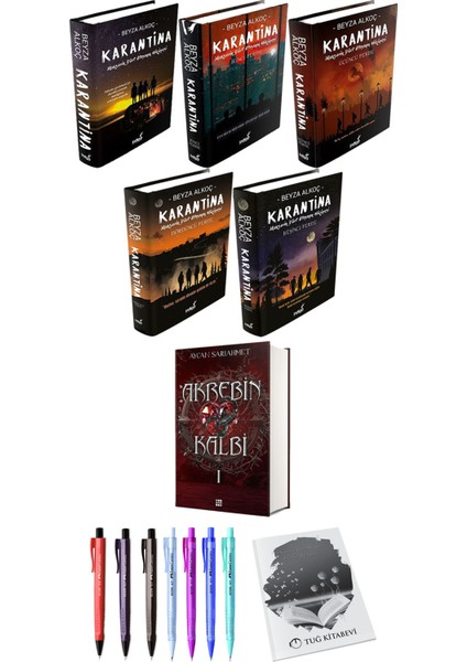 Akrebin Kalbi 1 (Ciltli) ve Karantina 5li Set (Ciltli)