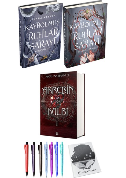 Akrebin Kalbi 1 (Ciltli) ve Kaybolmuş Ruhlar Sarayı 2li Set (Ciltli)