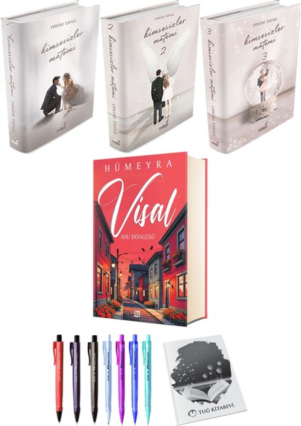 Visal Ahu Döngüsü (Ciltli) ve Kimsesizler Matemi 3lü Set (Ciltli)