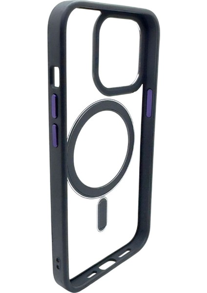 İphone 14 ProMax Uyumlu Magsafe Kılıf Metal Kamera Metal Tuşlu Kapak fırsatları