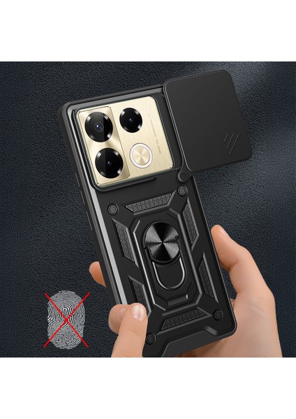 Infinix Note 40 Pro Kılıf Ultra Korumalı Yüzüklü Manyetik Kamera Korumalı Sürgülü Vega Kapak fiyatları