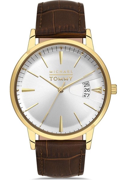 Mıchael Tommy Deri Erkek Kol Saati MT-20306G-KKSB52