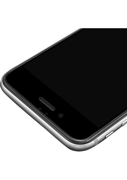 Bufalo iPhone 6 Plus/6s Plus Ekran Koruyucu Silikon Çerçeveli 5d Temperli Cam Siyah
