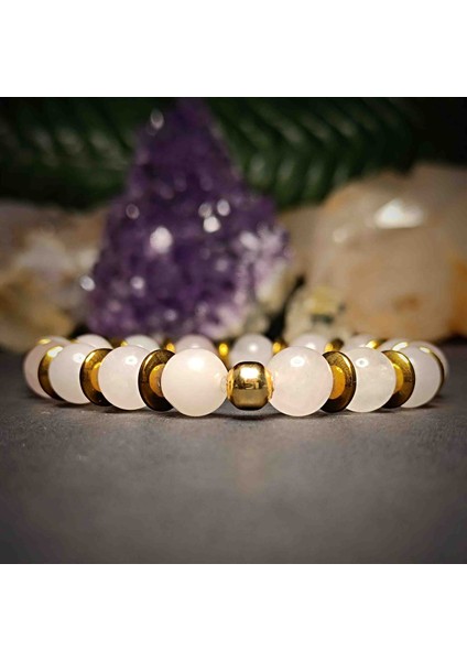 Pembe Kuvars (Aşk) Doğal Taş Bileklik fiyatları