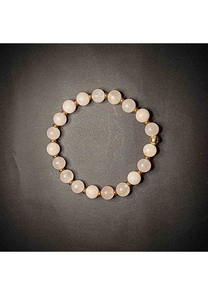 Pembe Kuvars (Aşk) Doğal Taş Bileklik-2 fiyatları