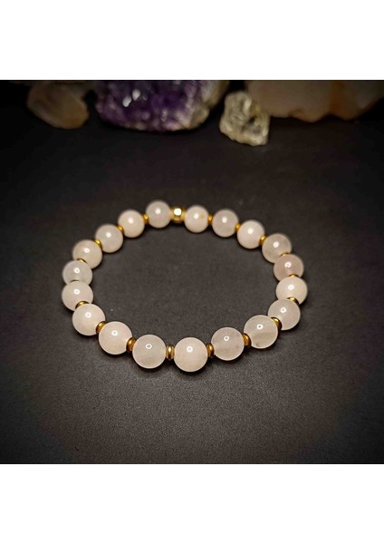 Pembe Kuvars (Aşk) Doğal Taş Bileklik-2 fırsatları