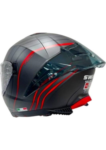 Kapalı Kask Sw 865 Space Siyah Kırmızı fiyatları