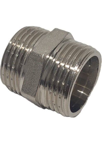 3/4" Sarı / Krom Dişli Nipel DN20 - Chrome Nipple