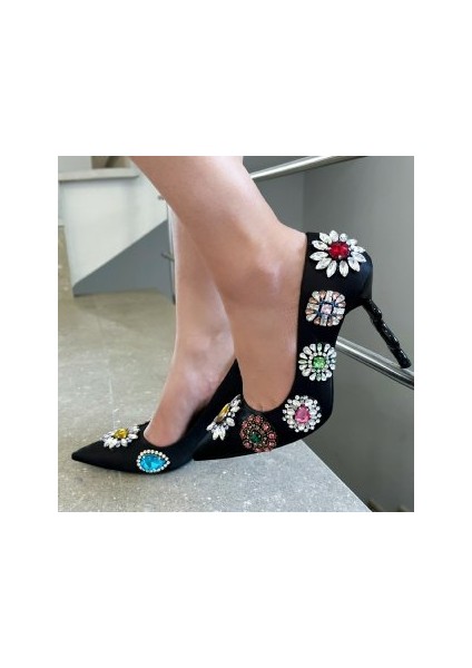 Ithal Taşlı Veronica Stiletto
