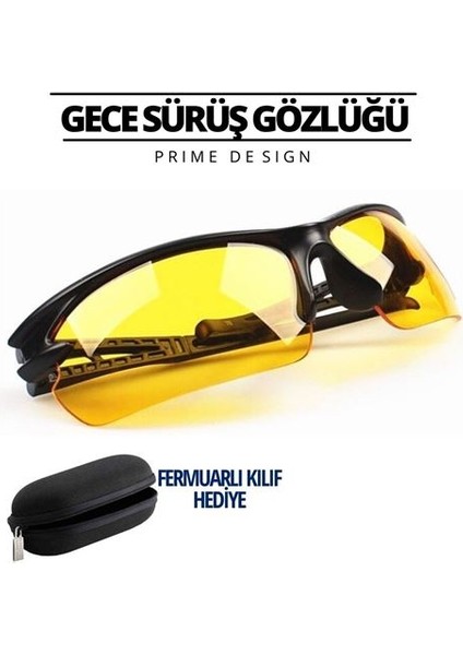 4 Adet Prime Gece Sürüş ve Sis Gözlüğü Özel Kutulu 712909