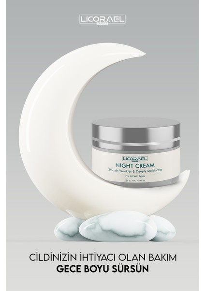 Night Cream Cilt Yenileyici Gece Bakım Kremi 50 ml