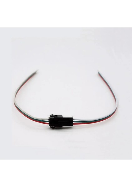 2 Adet 3 Pin Jst Sm 10CM Kablo Erkek Dişi Çifti Bağlantı Soketi LED Konnektör Şerit LED Rgb WS2812B WS2811