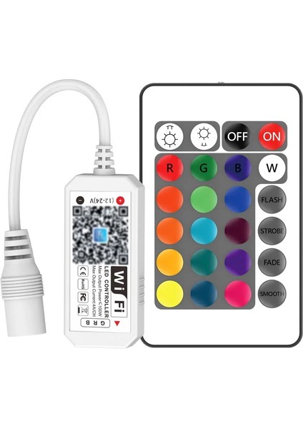 Wifi Rgb LED Kontrol Cihazı Dc 100W 4A 5-24V Magic Home Uzaktan Kumandalı Kontrol App Uygulama Ios/android