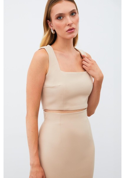 Kare Yaka Crop Bluz 1499-1060 fiyatları