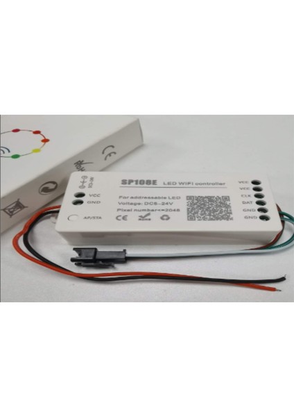 El Kumandası SP108E Rgb Uzaktan Kumanda LED Işık Wıfı Remote Controller Kontrol 5metre Dc 5-24V