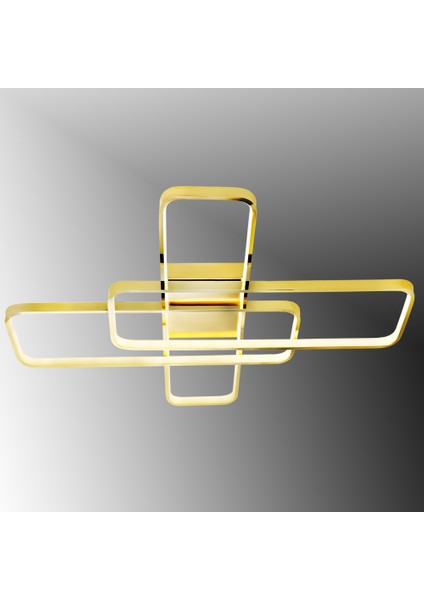 TT040-SR Tt Aydınlatma Sarı Kaplama Plofonyer LED Avize fiyatları