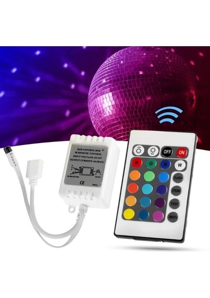 Cata CT-9146 Rgb LED Şerit Uzaktan Kumanda Modül Kontrol Cihazı DC12V 4A 50W