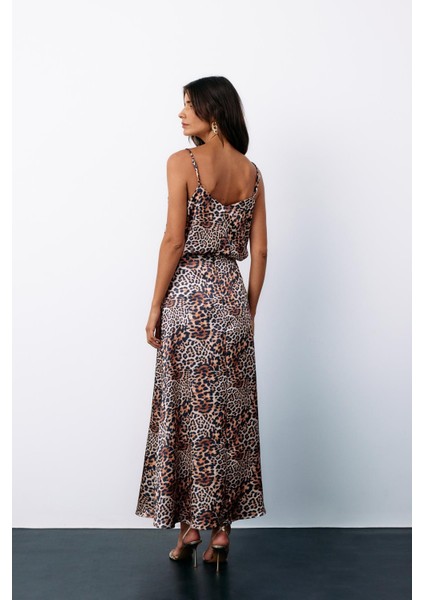 Leopar Askılı Bluz 1595-1530