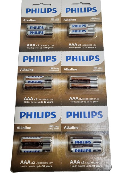 Power Alkalin 12'li Aaa Ince Pil LR03P12W10