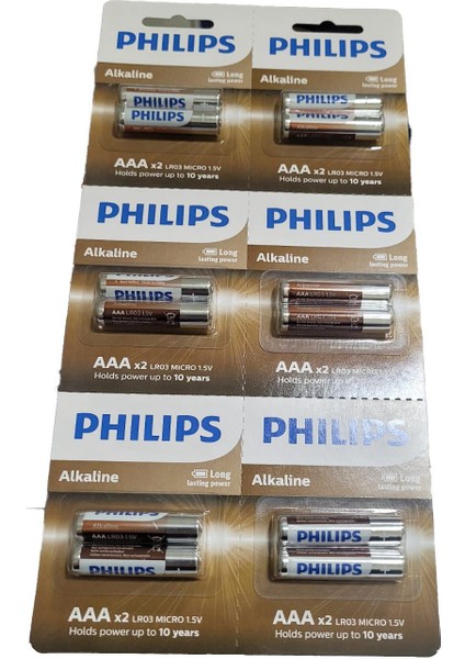 Power Alkalin 12'li Aaa Ince Pil LR03P12W10