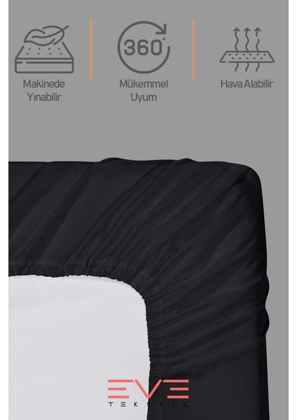Fitted Yüksek Penye Kumaş Tek Kişilik Lastikli Çarşaf