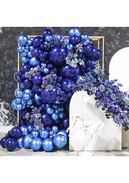 12INC Büyük Boy Aynalı Krom Balon Yüksek Kalite 10 Adet