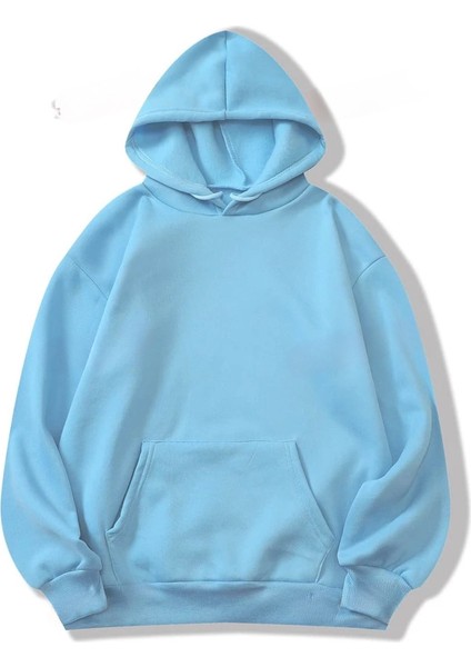 Yeni Sezon Içi Şardonlu 3 Iplik Unisex Kapüşonlu Sweatshirt