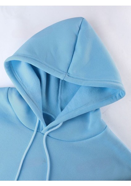 Yeni Sezon Içi Şardonlu 3 Iplik Unisex Kapüşonlu Sweatshirt modelleri