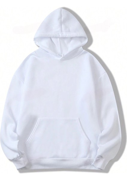 Yeni Sezon Içi Şardonlu 3 Iplik Unisex Kapüşonlu Sweatshirt