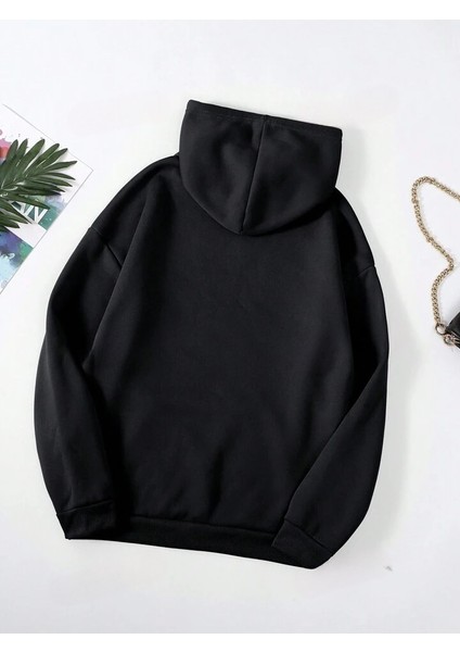 Yeni Sezon Içi Şardonlu 3 Iplik "brooklyn" Baskılı Unisex Kapüşonlu Sweatshirt fiyatları