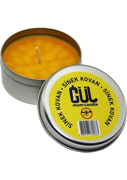 Mum Candle Sinek Kovan Mum Teneke Kutu (4767)