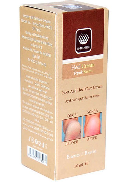 Ayak ve Topuk Bakım Kremi 50 ml