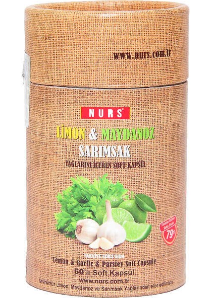 Limon Maydanoz Sarımsak Kürü 60 Kapsül