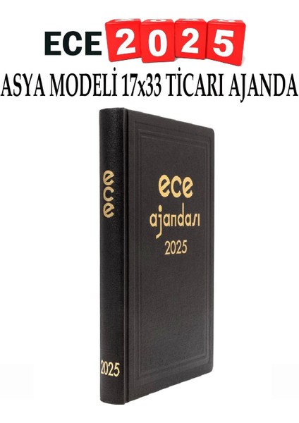 Tekno Trust 2025 Asya Ajandası 17X33 Ticari Ajanda Günlük