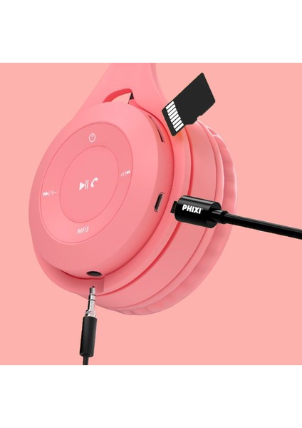 Kablosuz Kafaüstü Kulaklık Bluetooth Wireless 5.0V Mikrofonlu Hd Ses