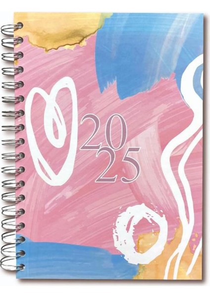 Tekno Trust 2025 Spiralli 17X24 cm Günlük Ajanda Model-6