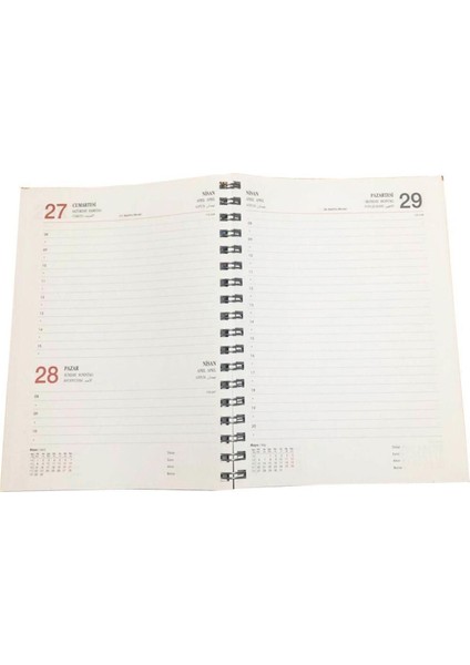 Tekno Trust 2025 Spiralli 17X24 cm Günlük Ajanda Model-6 fiyatları