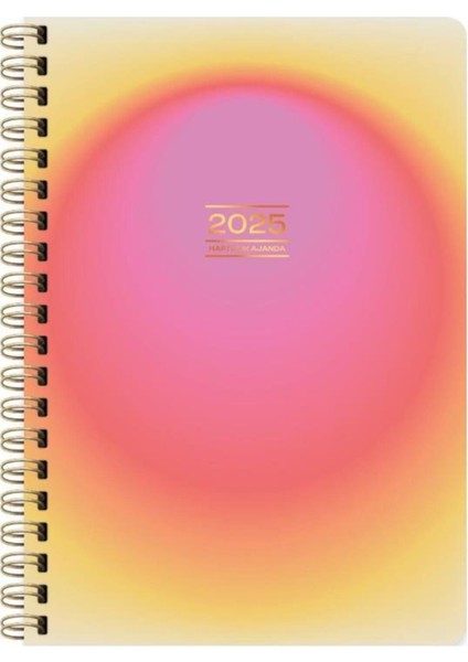 Tekno Trust Keskin Color 2025 Haftalık Ajanda Aura