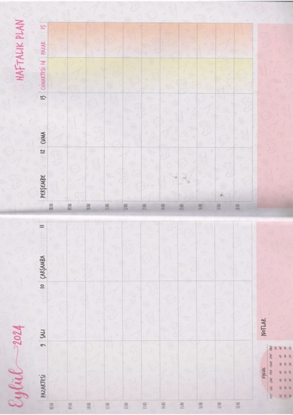Tekno Trust Denden Akademik Ajanda Pembe 2024-2025