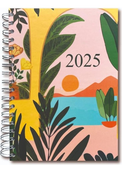 Tekno Trust 2025 Spiralli 17X24 cm Günlük Ajanda Model-2