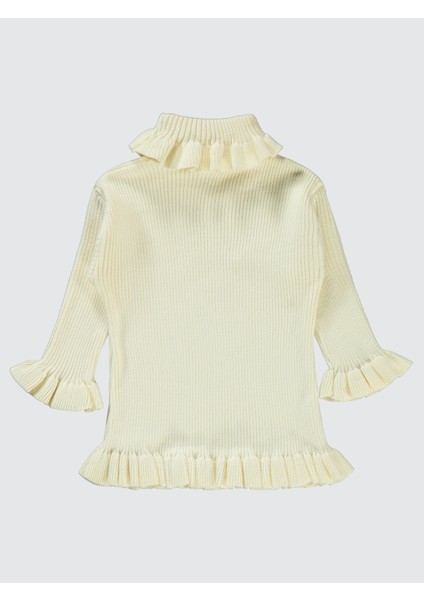 Kız Bebek Kazak 6-18 Ay Ekru fiyatları