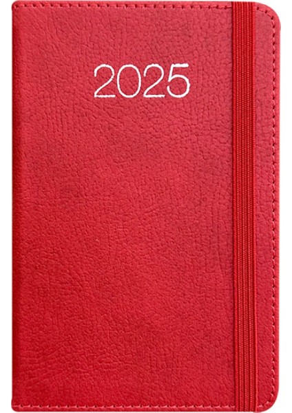 Tekno Trust 2025 Günlük Cep Ajandası Kırmızı