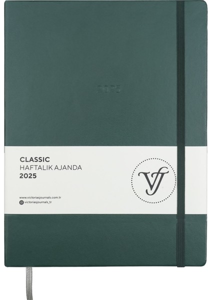 Tekno Trust Classic 2025 Haftalık Ajanda A4 (19X25CM) Sert Kapak Ivory 100 Gr. modelleri