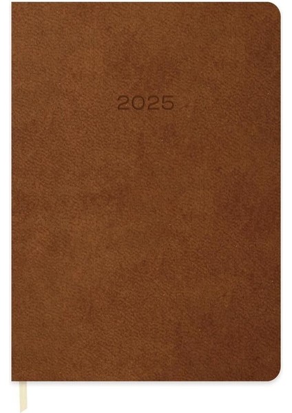 Tekno Trust 2025-16*24 Günlük Termo Deri Ajanda-Kahverengi