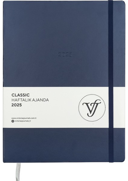 Tekno Trust Classic 2025 Haftalık Ajanda A4 (19X25CM) Sert Kapak Ivory 70 Gr. modelleri