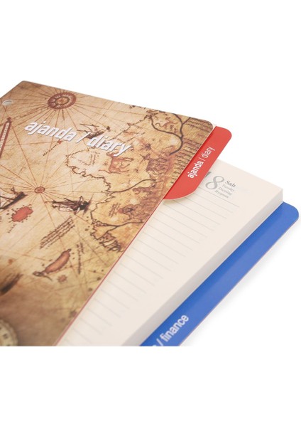 Tekno Trust 2025 Yeni Yıl Organizer Ajanda Telefon Kılıflı Tarihli Çizgili 4 Halkalı Vegan Deri 20X26 Cm. fırsatları